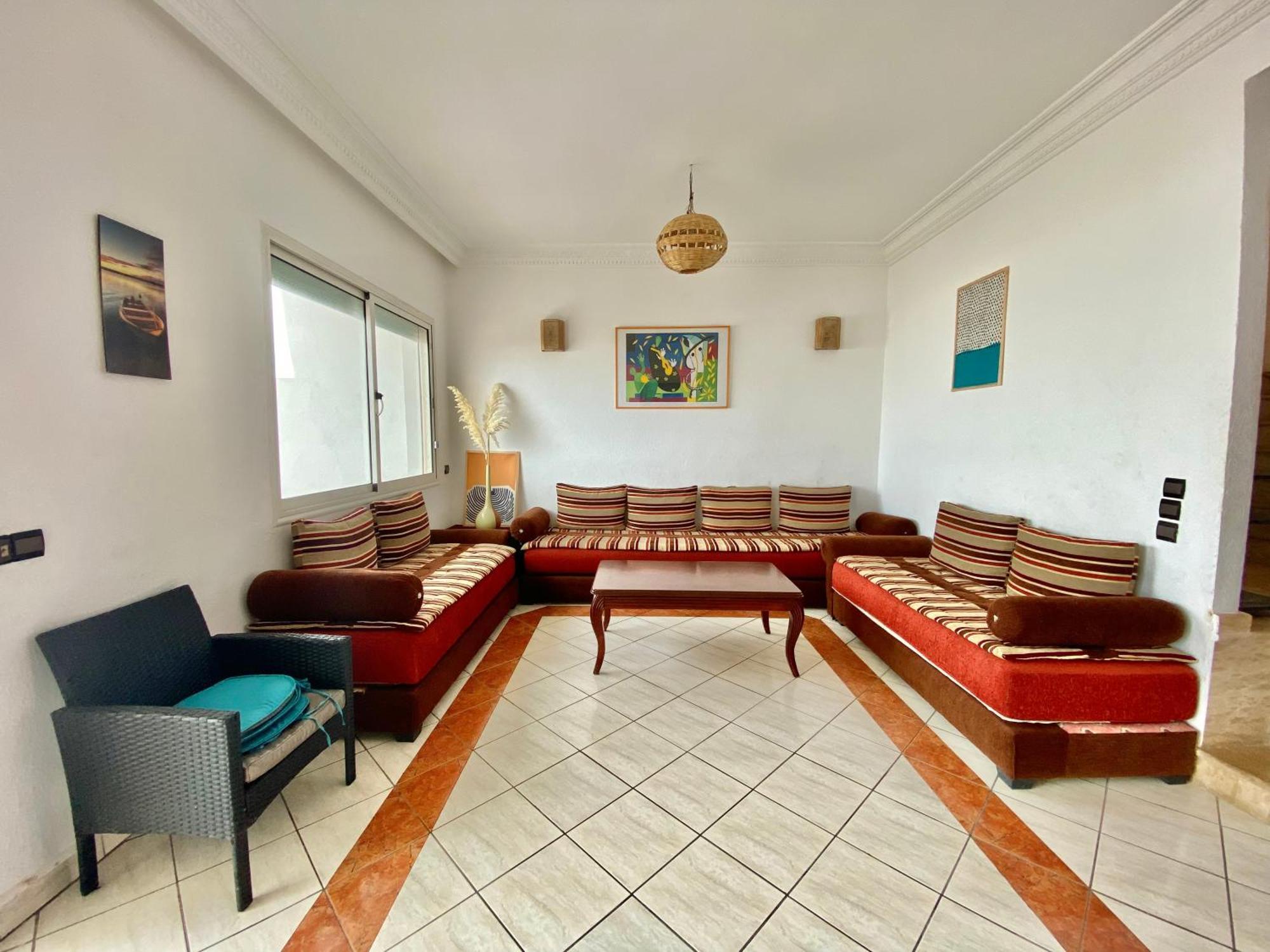 Splendid Beachfront Villa In Sidi Bouzid Beach With Pool Douar Ourlali Exteriör bild